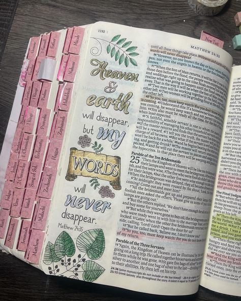 9.18.2024✨Matthew 23-25✨ Heaven and earth will disappear, but my words will never disappear. Matthew 24:35 #bible #biblejournaling #biblestudy #biblejournalwithme #readbible #readbiblewithme #todaysverse #verseoftheday #prayeroftheday #biblenotes #christian #christianlife #worship #glorytoGod #Jesusislife #readbible #bibleinayear #praywithme #wwjd #🎀 #explore #fyp #christianquotes #christianposts Matthew 24:35, Matthew 23, Inspire Bible, Bible In A Year, Todays Verse, Prayer For The Day, Heaven And Earth, Bible Notes, Jesus Is Life