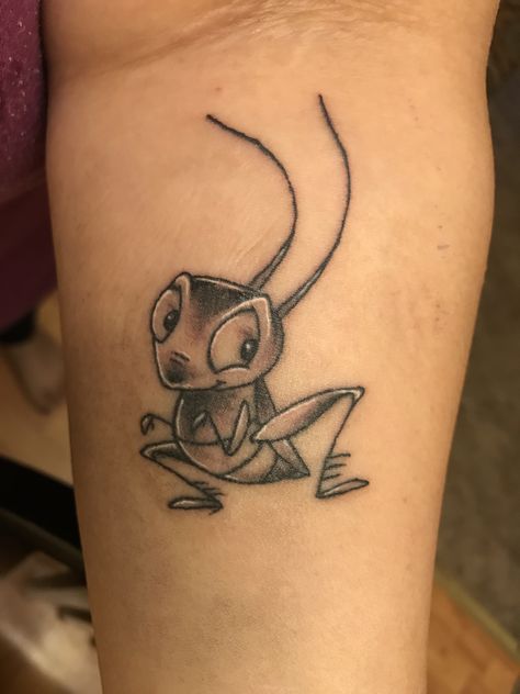 Cri-Kee (Mulan) tattoo by Delaney at Euphoria Tattoo Emporium in York, PA Cri Kee Tattoo, Euphoria Tattoo, Beautiful Meaning, Brown Aesthetic, Finger Tattoos, Tattoo Drawings, Body Goals, Jesus Fish Tattoo, Tattoos And Piercings