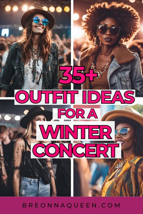 Winter concert outfit ideas, What to wear to an indoor winter concert, Winter concert fashion tips, Winter concert attire for women, female winter concert outfits, Winter concert dress code, Cold weather concert outfits, Stylish winter concert outfits, Winter concert outfit inspiration, Cozy winter concert outfits Marc Anthony Concert Outfit, Blues Concert Outfit, Dan And Shay Concert Outfit, Winter Music Festival Outfit, Concert Outfit Fall Night, Winter Concert Outfit Night Cold, Winter Concert Outfit Ideas, Country Date Night, Bruno Mars Concert Outfit