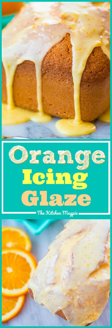 Pastry Techniques, Glazed Icing Recipe, Easy Icing Recipe, Icing Glaze, Cakes Easy, Glaze Icing, Orange Icing, Bread Ideas, Powdered Donuts