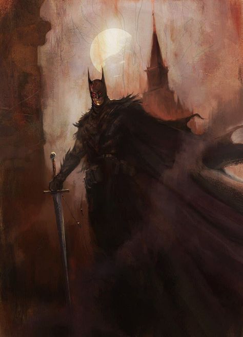 The Dark Knight Medieval Batman, Knight Concept Art, Batman Concept Art, Joker Arkham, Batman Redesign, Deadpool Spiderman, Batman Concept, Batman Dark, Concept Art World