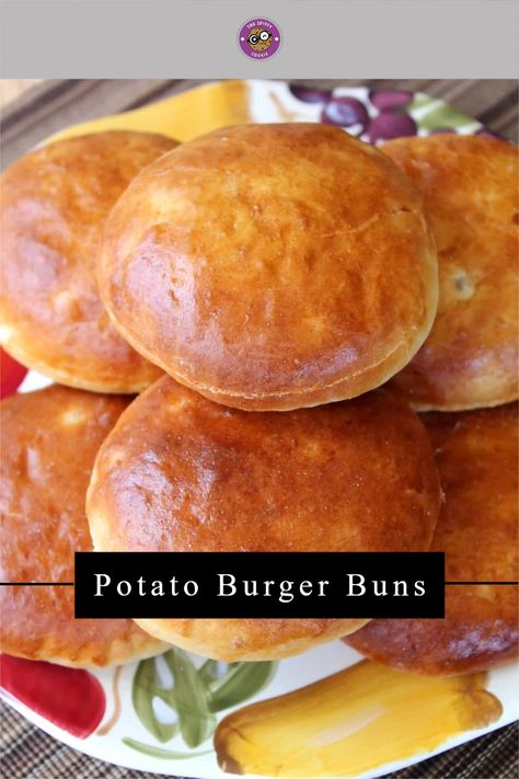 Soft potato buns are one of my favorite buns for burgers. These potato burger buns are made from real potatoes and are perfect for all the burgers on the grill this season. #grilling #homemade #burgerbuns #potatobuns #potatorolls Potato Buns Burger, Potato Buns, Homemade Burger Buns, Pretzel Rolls, Fresh Potato, Homemade Burgers, Summer Barbecue, Cooks Illustrated, Burger Buns