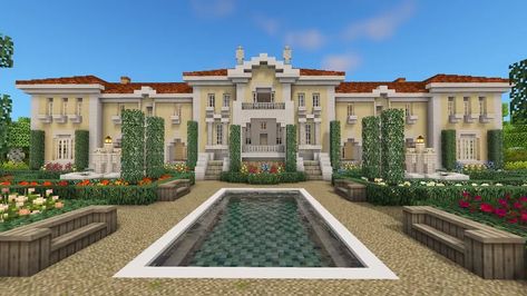 Italian Minecraft House, Minecraft Italian Villa, Italy Minecraft, Villa Minecraft, Classic Mansion, Come Back Soon, Minecraft Map, Italian Villa, Modern Mansion