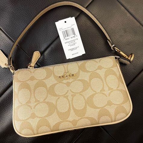 Nwt Coach Nolita 19 In Blocked Signature Canvas Bag Purse Ca444 Product Details Signature Coated Canvas And Refined Pebble Leather Two Credit Card Slots Inside Multifunction Pocket Zip-Top Closure, Fabric Lining Handle With 6 1/4" Drop 7 1/2" (L) X 4 1/2" (H) X 2" (W) Style No. Ca444 Coach Nolita 19, Coach Nolita, Nolita 19, Large Crossbody Purse, Girly Bags, Frame Bag, Coach Shoulder Bag, Bags Aesthetic, Pretty Bags