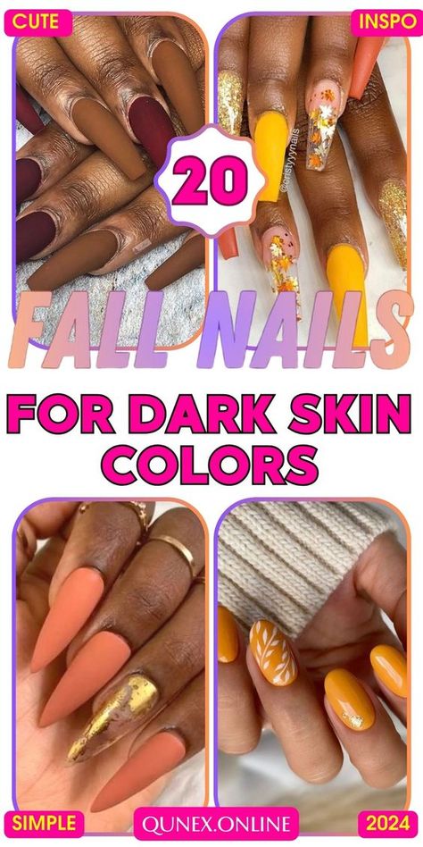 Dark Skin Nail Polish, Nail Colors For Dark Skin, Dark Skin Nail Color, Best Fall Nail Colors, Essie Base Coat, Nail Coat, Fall Manicure, Colors For Dark Skin, Perfect Manicure