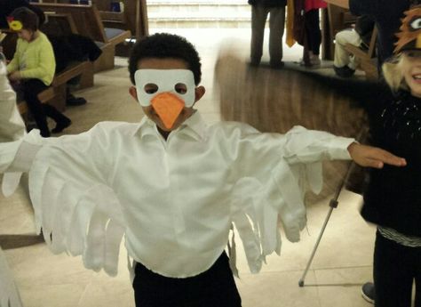 Custom dove costume Dove Costume, Nativity Costumes, Diy Kids Games, Custom Costumes, Christmas Play, Animal Costumes, Christmas Costume, Kids Games, Mary Poppins