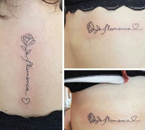 With Emily and Amelia | Small tattoos #tattoosforwomen #tattooideas Rose Tattoo With Words As Stem, Amelia Tattoo, Rose Tattoo Meaning, Tattoo For Boyfriend, Petit Tattoo, Amelia Rose, Inspiration Tattoos, Tattoos For Daughters, Mom Tattoos