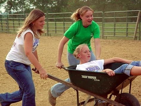 Ag Olympics Games, Ffa Spirit Week Ideas, Ag Olympics, Wheelbarrow Race, Family Picnic Games, Agriculture Classroom, Ffa Week, Farm Vbs, Ffa Ideas