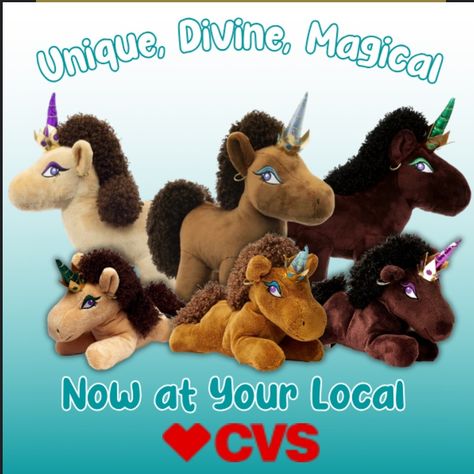 The full collection of #AfroUnicorn stuffed animals are available at your local CVS. Visit @cvspharmacy and snag your favorite 🤎🦄 and another (or two 😉) for a friend. These are too adorable to pass up! #afrounicorn #brownunicorn #blackunicorn #stuffedunicorn #stuffedanimals Afro Unicorn, Influencer Aesthetic, Black Unicorn, Hairstyling Products, January 11, Stuffed Animals, Influencer, Animals, On Instagram