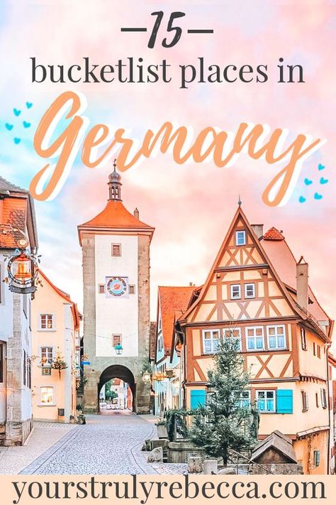 15 Epic Germany Bucket List Destinations - Yours Truly Rebecca Frankfurt Itinerary, Itinerary Aesthetic, Travel In Germany, Germany Bucket List, Cochem Germany, Places In Germany, Selamat Hari Valentine, Koblenz Germany, Germany Travel Destinations