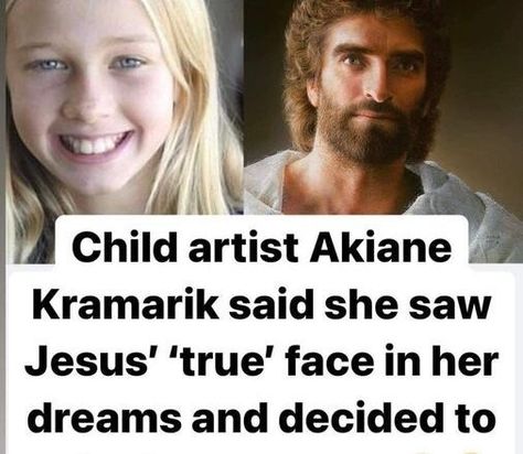 Child artist Akiane Kramarik said she saw Jesus’ ‘true’ face in her dreams and decided to paint it on canvas. Check the comments to see  - Interesting News Akiane Kramarik Paintings, Kelly's Treehouse, Akiane Kramarik, Child Artist, Prayer For You, Artists For Kids, Spiritual Experience, Interesting News, Best Artist