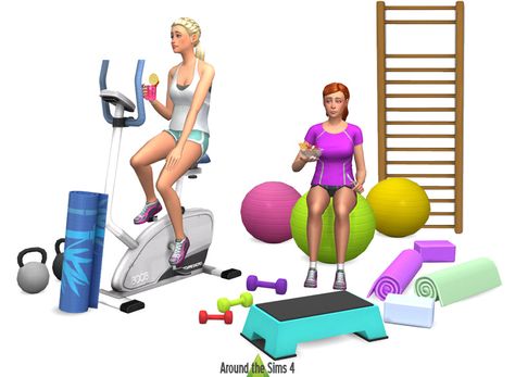 Around The Sims 4 - Sports & Gym Around The Sims 4, Mods Sims 4, Los Sims 4 Mods, Lotes The Sims 4, Fitness Humor, The Sims 4 Packs, Sims 4 Game Mods, Sims 4 Expansions, Sims 4 Cc Folder