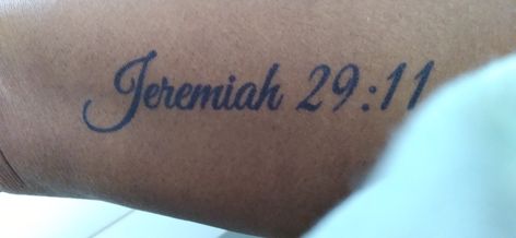 Jeremiah 29 11 Tattoo Men, Jermiah29:11 Tattoo, Jeremiah 29 11 Tattoo, 29 11 Tattoo, 11 Tattoo, Biblical Tattoos, Meaningful Tattoo Quotes, Cute Hand Tattoos, Meaningful Tattoo