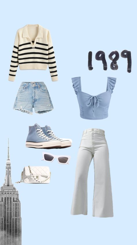 1989 1989 Fits Taylor Swift, 1989 Taylor Era Outfits, Taylor Swift Ootd Ideas, New Romantics Outfit Taylor Swift, Taylor Swift Style Inspiration, 1989 Street Style Taylor Swift, 1988 Outfits Taylor Swift, Taylor Swift 1989 Outfits Casual, Taylor Swift Eras Tour Outfits Inspiration