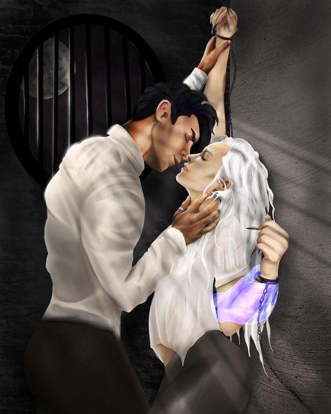 Dorian And Manon Love Scene, Manorian Fanart, Manon Fanart, Dorian Manon, Shadow Hands, Manon And Dorian, Dorian Havilliard, Throne Of Glass Fanart, Female Assassin