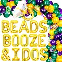 Mardi Gras Party Decorations, Festival Themed Wedding, Mardi Gras Party, Kids Gift Guide, Bach Party, Bachelorette Party Decorations, Bridal Shower Decorations, Shower Decorations, Mardi Gras