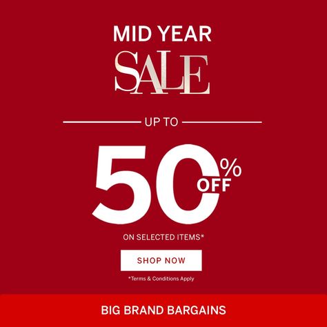 MID YEAR SALE 🎉🎉 up to 50% OFF selected items* Offer ends 30th June 11:59pm AEST. Prices drastically reduced on Big Brands, Jewellery, Beauty, Fashion and more, with new items added daily😍😍 Only while stocks last.⁠ *Terms & Conditions Apply. Shop Sale Now ✨🎉 .⁠ .⁠ .⁠ #tvsn #sale #frenzy #discounts #bargains #bigbrands #fashion #shopping #shop #musthave #moneyoff #save #deals #midyearsale Best Price Banner, 30 Off Sale Poster, Up To 50% Off, Mid Year Sale Poster, 11 11 Sale Poster Design, Year End Sale Poster Design, 11 11 Sale Poster, 50 Off Sale Poster, Offer Creative Ads