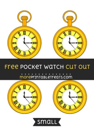 Free Pocket Watch Cut Out - Small Size Printable Pocket Watch Outline, Alice In Wonderland Templates Free Printable, Cinderella Clock Printable, Alice In Wonderland Clock Printable, Alice In Wonderland Bookmark Printable, Cartier Necklace, Clock Gears, Alice In Wonderland Theme, Alice In Wonderland Party