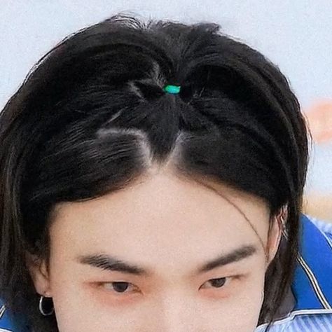 Hyunjin Hair, Hush Cut, Skz Code, Stuck In My Head, Star Hair, Hwang Hyunjin, Cute Little Things, Beautiful Person, Ferret