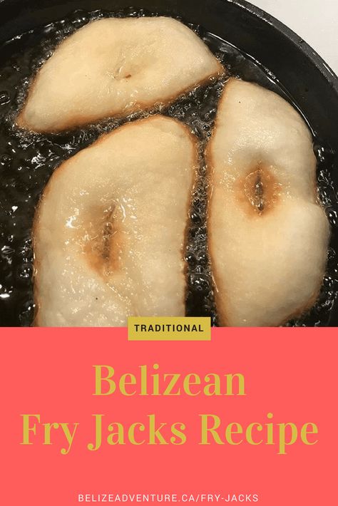 Belizean Fry Jacks – Recipe by Belize Adventure Belizean Fry Jack Recipe, Fry Jack, Fry Jacks, Belize Recipes, Make Refried Beans, Breakfast On The Beach, Belize Food, Popular Food, Fry Bread