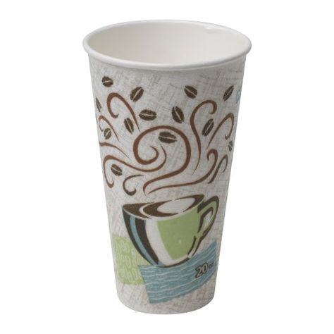 Georgia-Pacific PerfecTouch 5360CD WiseSize Insulated Paper Hot Cup, 20oz (Case of 500 Cups) Small Case, Disposable Cups, Coffee Design, Restaurant Supplies, Dream Design, Amazon Deals, Cold Cup, Cup Design, Brown Paper