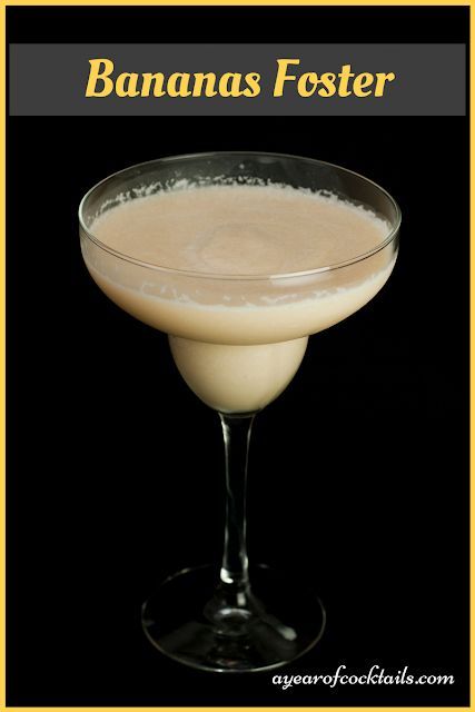 Pomegranate Vodka, Banana Liqueur, Banana Puree, Banana Foster, Pomegranate Martini, Blended Cocktail, Martini Ingredients, Recipe Generator, Bananas Foster