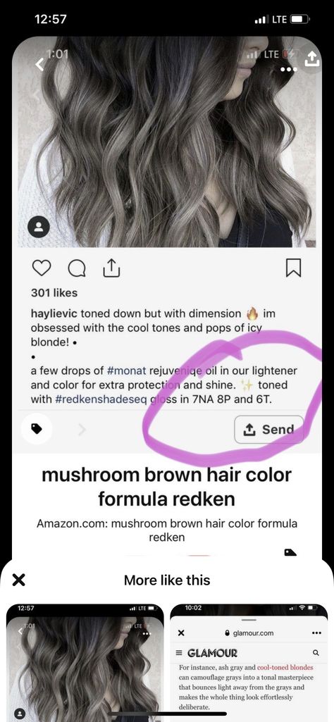 Redken Shades Eq Formulas Grey Ash, Root Smudge Grey Hair, Grey Toner Formulas, Shades Eq Gray Toner Formulas, Ashy Brown Hair Formula, Gray Shades Eq Formula, Ashy Blonde Formula, Silver Shades Eq Formula, Redken Grey Color Formulas