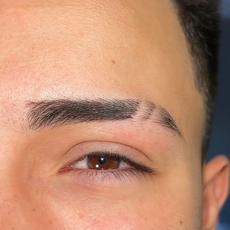 Eye Brow Cut Line For Men, 2 Eyebrow Slits, Eyebrow Slits Men, Straight Eyebrows Men, Eyebrow Line Men, Eye Brow Slits Men, Men’s Clean Eyebrows, Mens Eyebrows Shaping, Guy Eyebrows