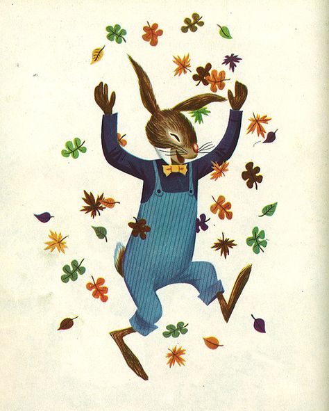 fall hare Uncle Wiggly, Golden Book, Children Book, Beautiful Cover, Book Illustrations, Little Golden Books, Children's Literature, Illustration Inspiration, Favorite Authors