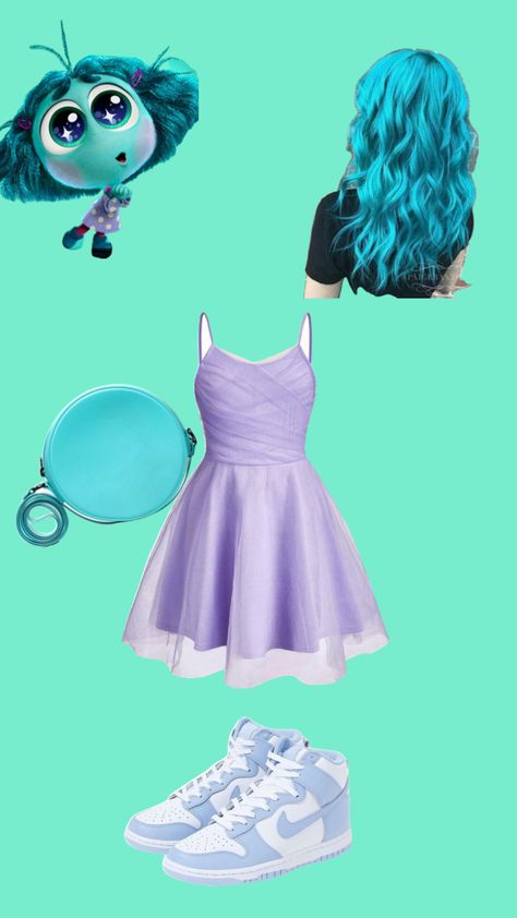 Envy Inside Out Halloween, Preppy Costume, 2 Halloween Costumes, School Halloween Costumes, Inside Out Costume, School Halloween, Disney Bounding, Inside Out 2, Costume Inspo