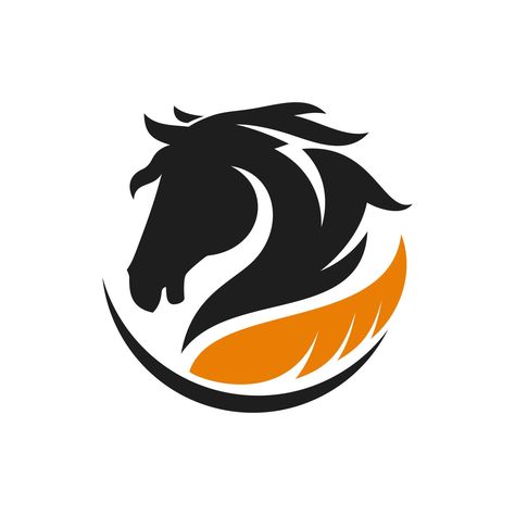 Horses Logo Design Vector illustration Horses Logo, Horse Head Logo, Horse Logo Design, Horse Logo, Horse Face, All About Horses, Bike Photo, Horse Drawing, Youtube Logo