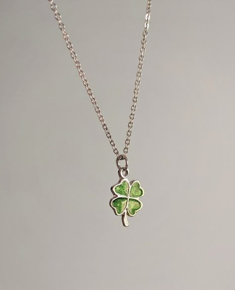 Sinners Condemned, Penny Price, Bts Bracelet, Lucky Charm Necklace, Neck Pieces Jewelry, Clover Jewelry, Lucky Jewelry, Four Leaf Clover Necklace, Pretty Jewelry Necklaces