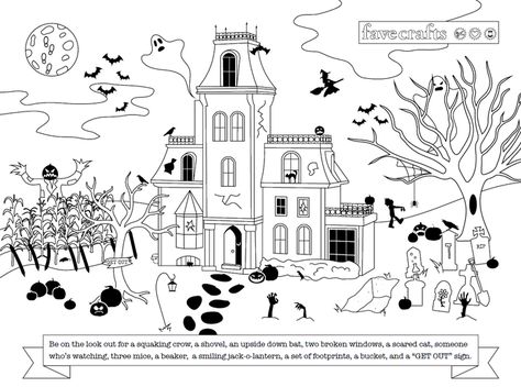 Hidden Pictures Printables, Hidden Picture Puzzles, Halloween Worksheets, Halloween Printables Free, Mazes For Kids, Hidden Images, Printable Adult Coloring Pages, Adult Coloring Book Pages, Hidden Pictures