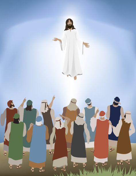 This kids Bible lesson is based on the story from Acts 1 where the Apostles see Jesus ascend to Heaven. This lesson plan was first taught in children’s Sunday School but could be modified for… Ascension Craft, Jesus Ascension, Ascension Of Jesus, Ascension Day, Jesus Crafts, Kids Sunday School Lessons, Jesus Cartoon, Acts 1, Children's Church Crafts