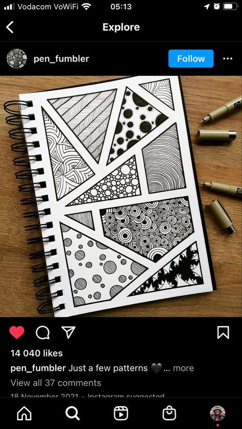 Doodle Art Tutorial Step By Step, Square Doodles Ideas, Name Sketches Ideas, Drawing Ideas Easy Doodles Art Journals Zentangle Patterns, Full Page Doodle Ideas, Full Page Drawings Sketchbooks, Mandala Art Simple Easy For Beginners, Easy Mandala Drawing For Beginners, Doodle Art Inspiration