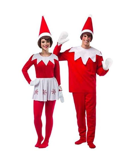 We have the perfect list of last-minute couple’s Halloween costumes! And thanks to Amazon Prime, if you order today, you’ll get them just in time! #CouplesHalloweenCostumes #Amazon #Halloween #HalloweenCostumes #CouplesCostumes #AmazonPrime Boys Elf Costume, Adult Elf On The Shelf, Elf On The Shelf Costume, Christmas Costume Ideas, Girl Elf Costume, Elf Costumes, Best Costume Ever, Couples Costumes Creative, Shelf Elf