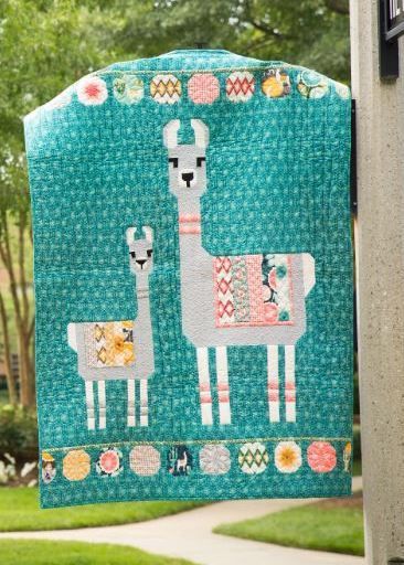 coats asset Library- llama quilt cropped 2 Quilt Banner, Llama Quilt, Elizabeth Hartman Quilts, Elizabeth Hartman, Baby Quilt Pattern, Quilt Care, Childrens Quilts, Llama Drama, Animal Quilts