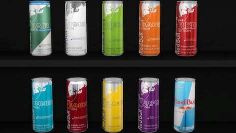 TS4 & TS3 Energy Drink... More Flavors - YDB Sims Decor, Red Bull Drinks, 4 Aesthetic, Drink Decorations, Sims Packs, The Sims 4 Pc, Cc Furniture, Sims 4 Clutter, Monster Energy Drink