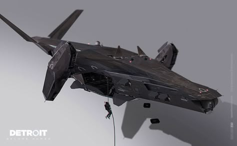 Dropship Concept Art from Detroit: Become Human #art #artwork #gaming #videogames #gamer #gameart #conceptart Arasaka Concept Art, Sci Fi Med Bay, Detroit Become Human Concept Art, Detroit Become Human Art, Human Concept Art, Sci Fi Ship, Space Ships Concept, Space Ship Concept Art, Starship Concept