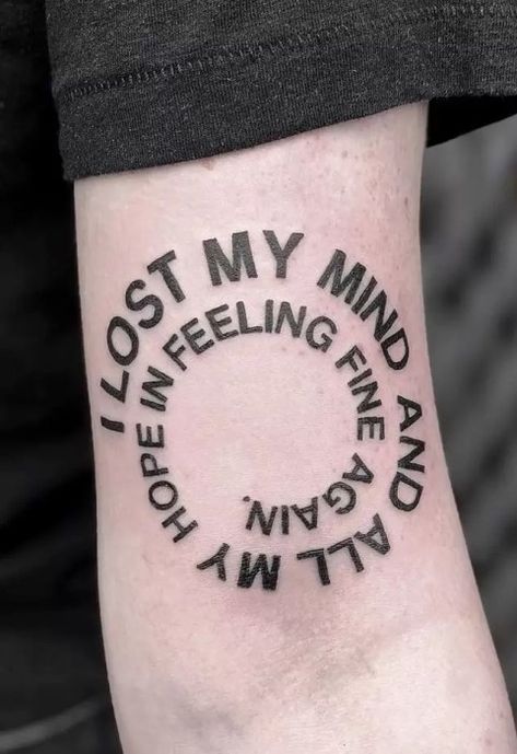 Everything You Need To Know Before Getting A Lettering Tattoo Lost Tattoo, Lost My Mind, Back Of Neck Tattoo, Tattoo Prices, Text Tattoo, London Tattoo, Original Tattoos, Lost And Found, Word Tattoos