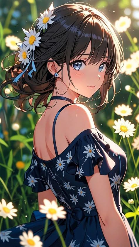 Anime Girlies Cute Dp, Cute Girl Wallpaper Girly, Wallpaper Girly Cute, Wallpaper Indian, Anime Nature, Japanese Wallpaper, Wallpapers Beautiful, Wallpaper Cartoon, Aesthetic Cartoon