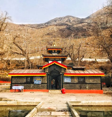 Muktinath Temple located in Mustang, Nepal Muktinath Temple Nepal, Nepal Temple, Nepal Beauty, Mustang Nepal, Nepal Culture, Vintage Poster Art, Vintage Poster, Himalayan, Nepal