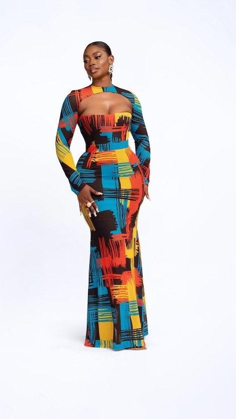 Chitenge Outfits, Skirt And Blouse Styles, Ankara Skirt And Blouse Styles, Africa Continent, Kitenge Designs, Stylish Naija, Ankara Long Gown Styles, Ankara Skirt And Blouse, African Print Tops