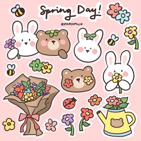 Discover The Best Professional Services in Graphic Design, Digital Marketing, Animation, Writing, and More Kawaii Flower Stickers, Printable Sticker Sheets, Cool Pictures For Wallpaper, Black And White Stickers, Kawaii Illustration, Book Illustration Art, Watercolor Flower Art, Funny Drawings, Kawaii Doodles