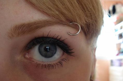 Eyebrow Hoop Piercing, Hoop Eyebrow Piercing, Eyebrow Piercing Hoop, Eyebrow Piercing Ring, Eyebrow Ring Piercing, Brow Piercing, Eyebrow Piercing Jewelry, Piercing Chart, Face Piercings