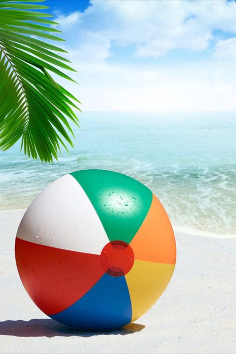 Beach ball cake