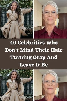 Grey Hair In 30s, Hair Turning Gray, Grey Hair Celebrities, Aging Gracefully Hair, How To Go Gray, Grey Hair Before And After, Natural Grey Hair, Going Gray Gracefully, Grey Hair Transformation