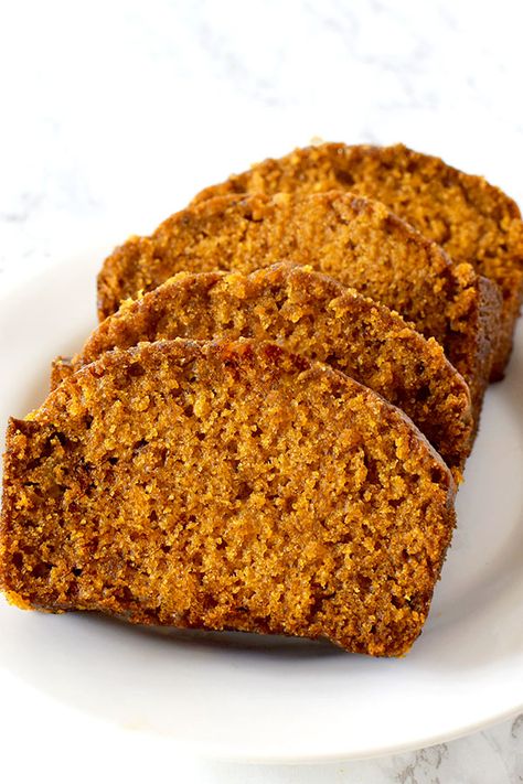 Pumpkin Bread with Oat Flour Dairy Free Pumpkin Bread, Dairy Free Thanksgiving Recipes, Butternut Squash Bread, Dairy Free Thanksgiving, Oat Flour Recipes, Squash Bread, Autumn Dessert, Dairy Free Recipes Easy, Healthy Pumpkin Bread