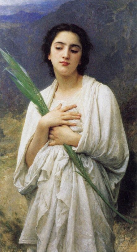 William Bouguereau, Palm Leaf Art, William Adolphe, Christmas History, Palm Branch, 19 August, John Everett Millais, William Adolphe Bouguereau, Sunflower Pictures