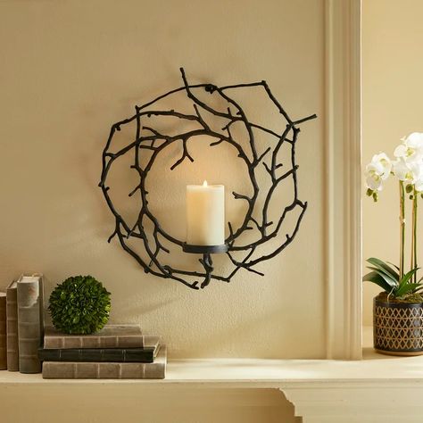 Flameless candle decor